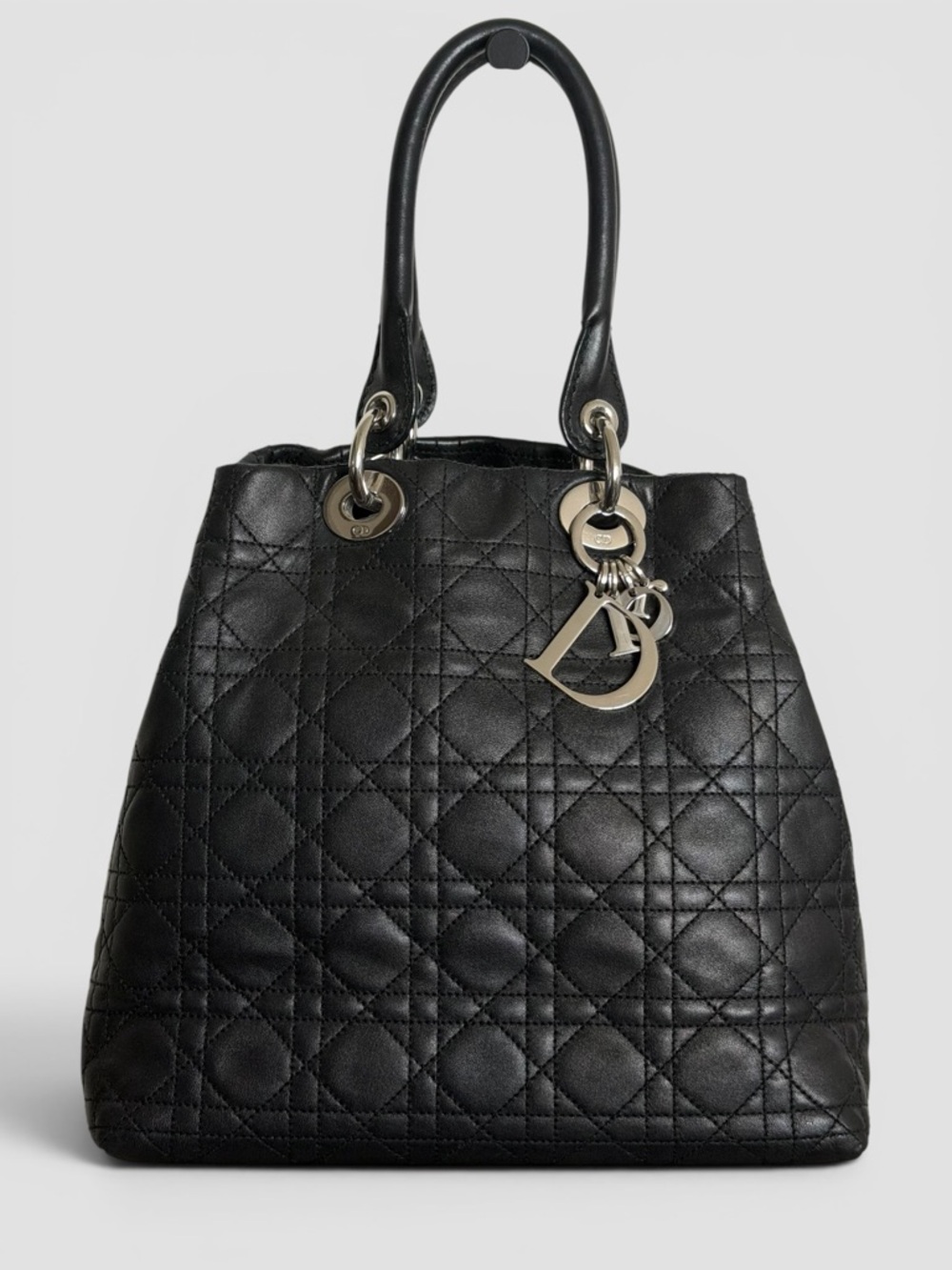 Christian Dior Lambskin Cannage Lady Dior